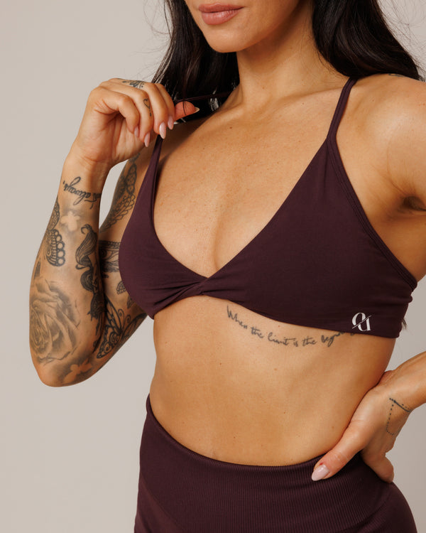 MINIMAL FRONT TWIST BRA